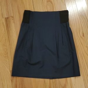 BCBG Maxazria Navy Skirt Sz 4